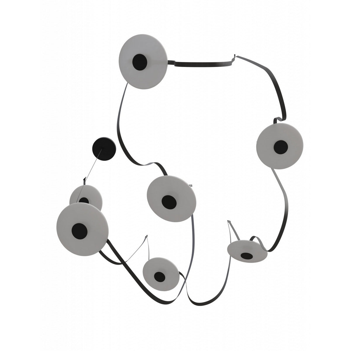 Avenue Lighting - HF7207-G201-BLK - LED Chandelier - Fremont - Black