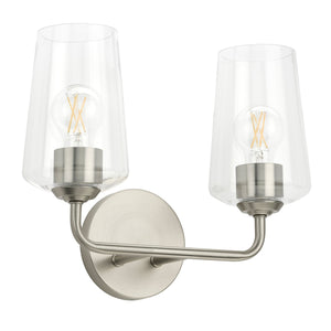 Progress Lighting - P300540-009 - Two Light Bath & Vanity - Celino - Brushed Nickel