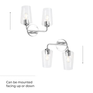 Progress Lighting - P300540-015 - Two Light Bath & Vanity - Celino - Polished Chrome