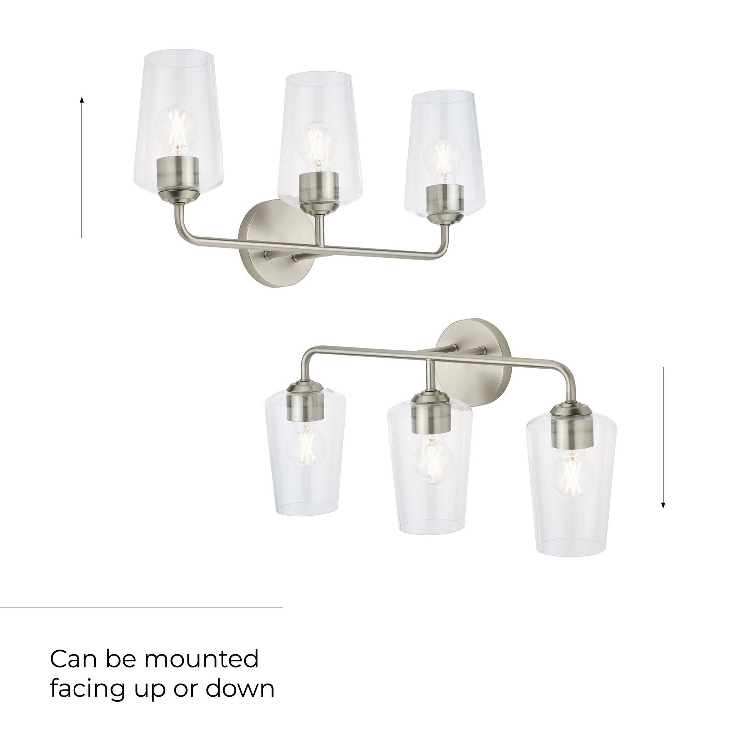 Progress Lighting - P300541-009 - Three Light Bath & Vanity - Celino - Brushed Nickel