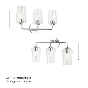 Progress Lighting - P300541-015 - Three Light Bath & Vanity - Celino - Polished Chrome