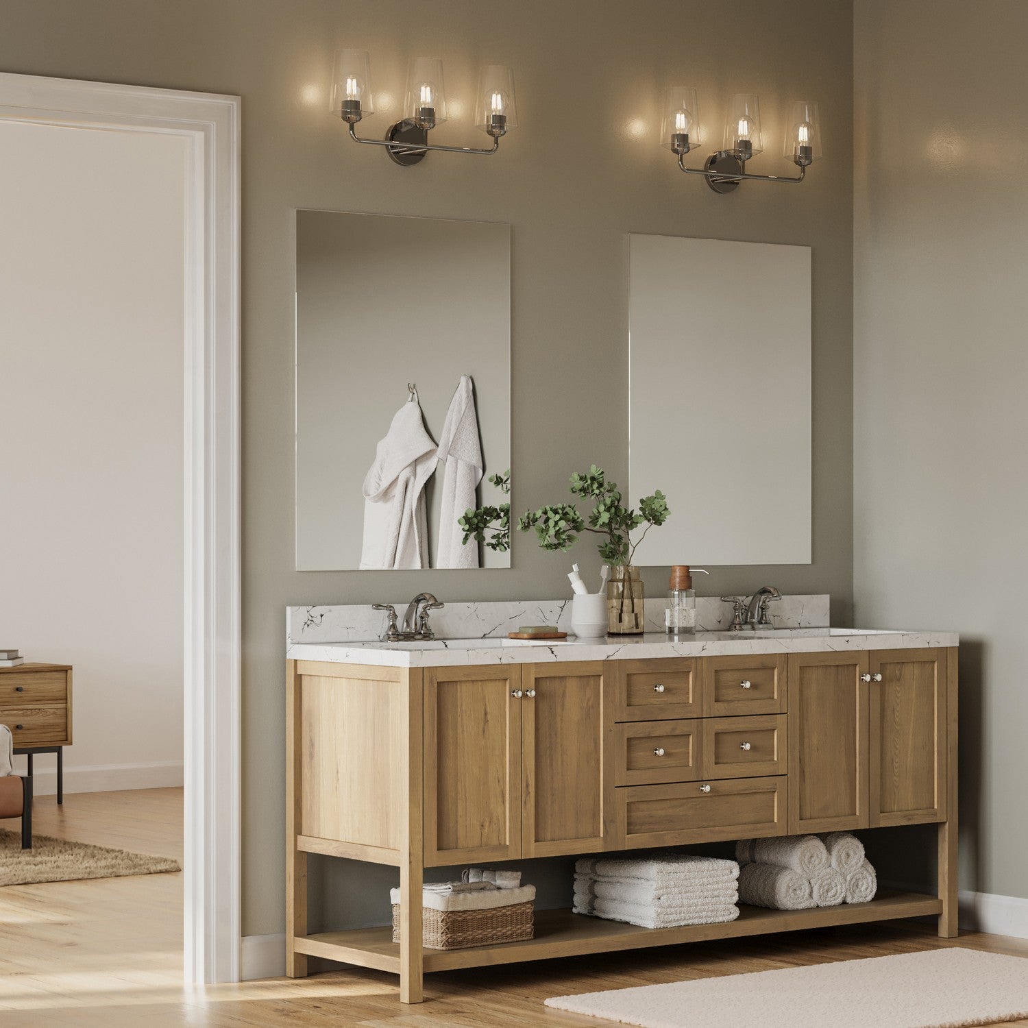 Progress Lighting - P300541-015 - Three Light Bath & Vanity - Celino - Polished Chrome