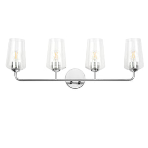 Progress Lighting - P300542-015 - Four Light Bath & Vanity - Celino - Polished Chrome