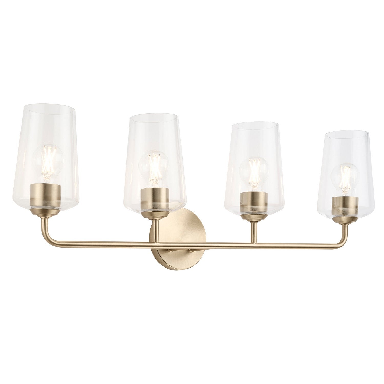 Progress Lighting - P300542-177 - Four Light Bath & Vanity - Celino - Champagne Bronze