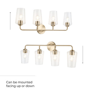 Progress Lighting - P300542-177 - Four Light Bath & Vanity - Celino - Champagne Bronze