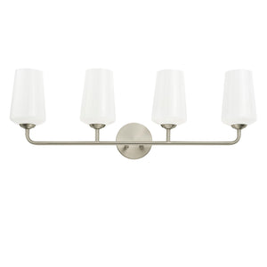 Progress Lighting - P300545-009 - Four Light Bath & Vanity - Celino - Brushed Nickel