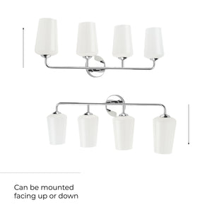 Progress Lighting - P300545-015 - Four Light Bath & Vanity - Celino - Polished Chrome