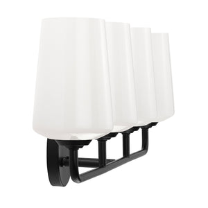 Progress Lighting - P300545-031 - Four Light Bath & Vanity - Celino - Black