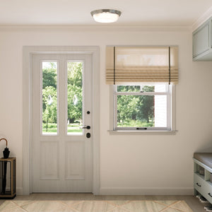 Progress Lighting - P350304-009 - LED Flush Mount - Edessa - Brushed Nickel