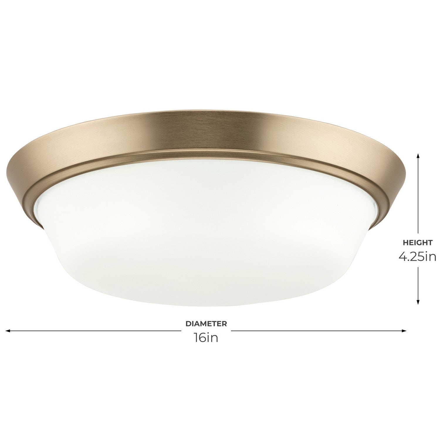 Progress Lighting - P350304-177 - LED Flush Mount - Edessa - Champagne Bronze