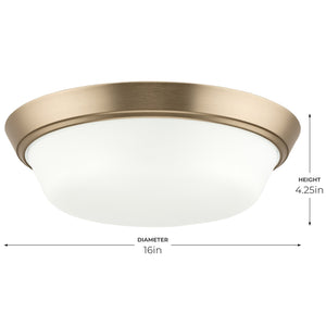 Progress Lighting - P350304-177 - LED Flush Mount - Edessa - Champagne Bronze