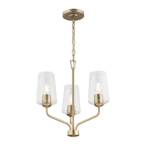 Progress Lighting - P400440-177 - Three Light Chandelier - Celino - Champagne Bronze