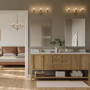 Progress Lighting - P400442-177 - Five Light Chandelier - Celino - Champagne Bronze