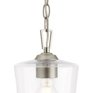 Progress Lighting - P500506-009 - One Light Pendant - Celino - Brushed Nickel