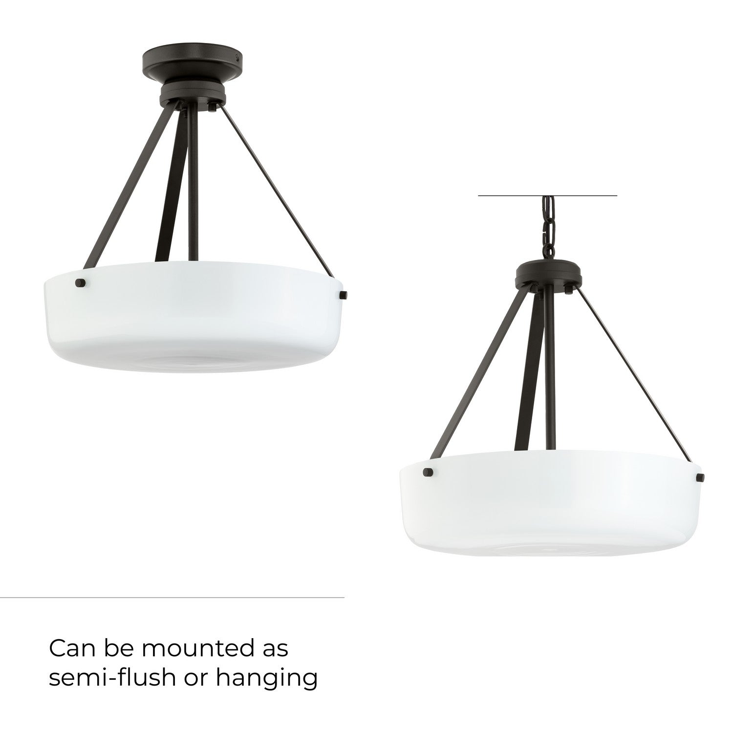 Progress Lighting - P500507-020 - Two Light Convertible Pendant - Lieon - Antique Bronze