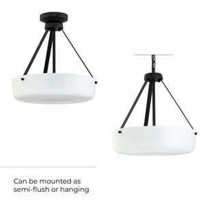 Progress Lighting - P500507-031 - Two Light Convertible Pendant - Lieon - Black