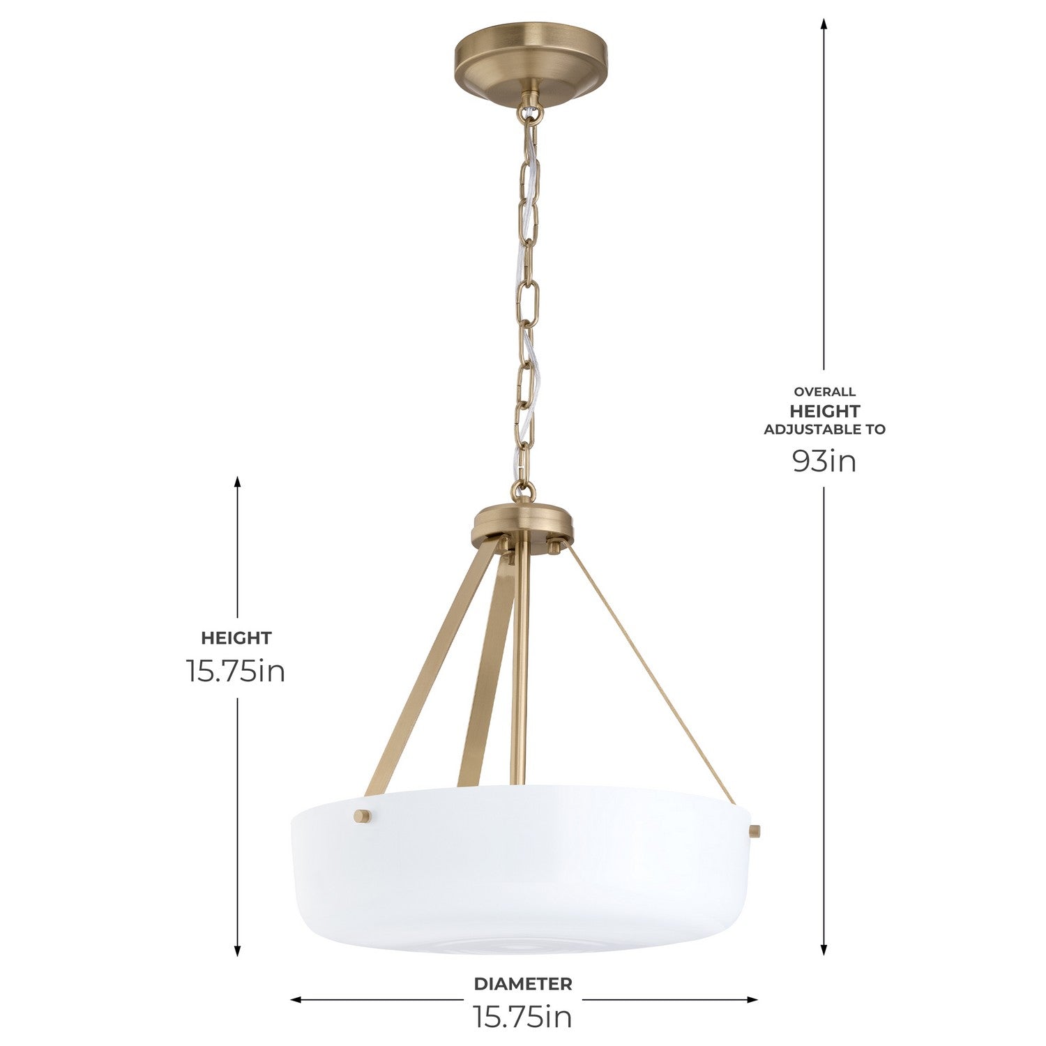 Progress Lighting - P500507-177 - Two Light Convertible Pendant - Lieon - Champagne Bronze