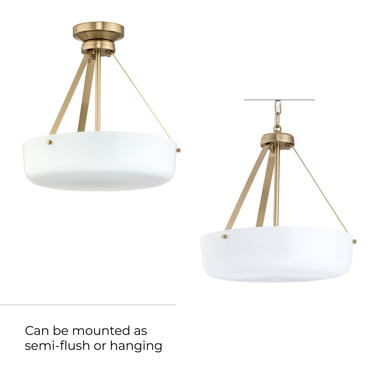 Progress Lighting - P500507-177 - Two Light Convertible Pendant - Lieon - Champagne Bronze