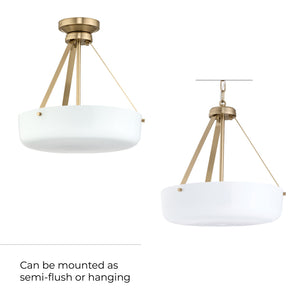 Progress Lighting - P500507-177 - Two Light Convertible Pendant - Lieon - Champagne Bronze