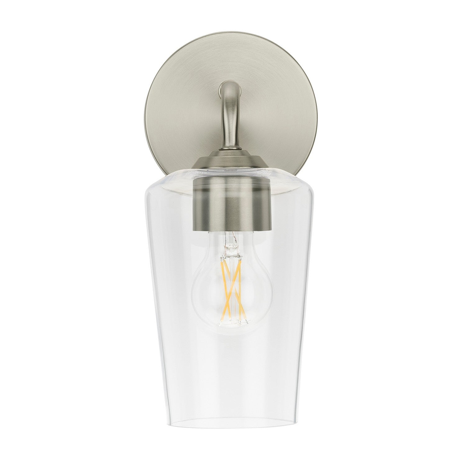 Progress Lighting - P710148-009 - One Light Wall Sconce - Celino - Brushed Nickel