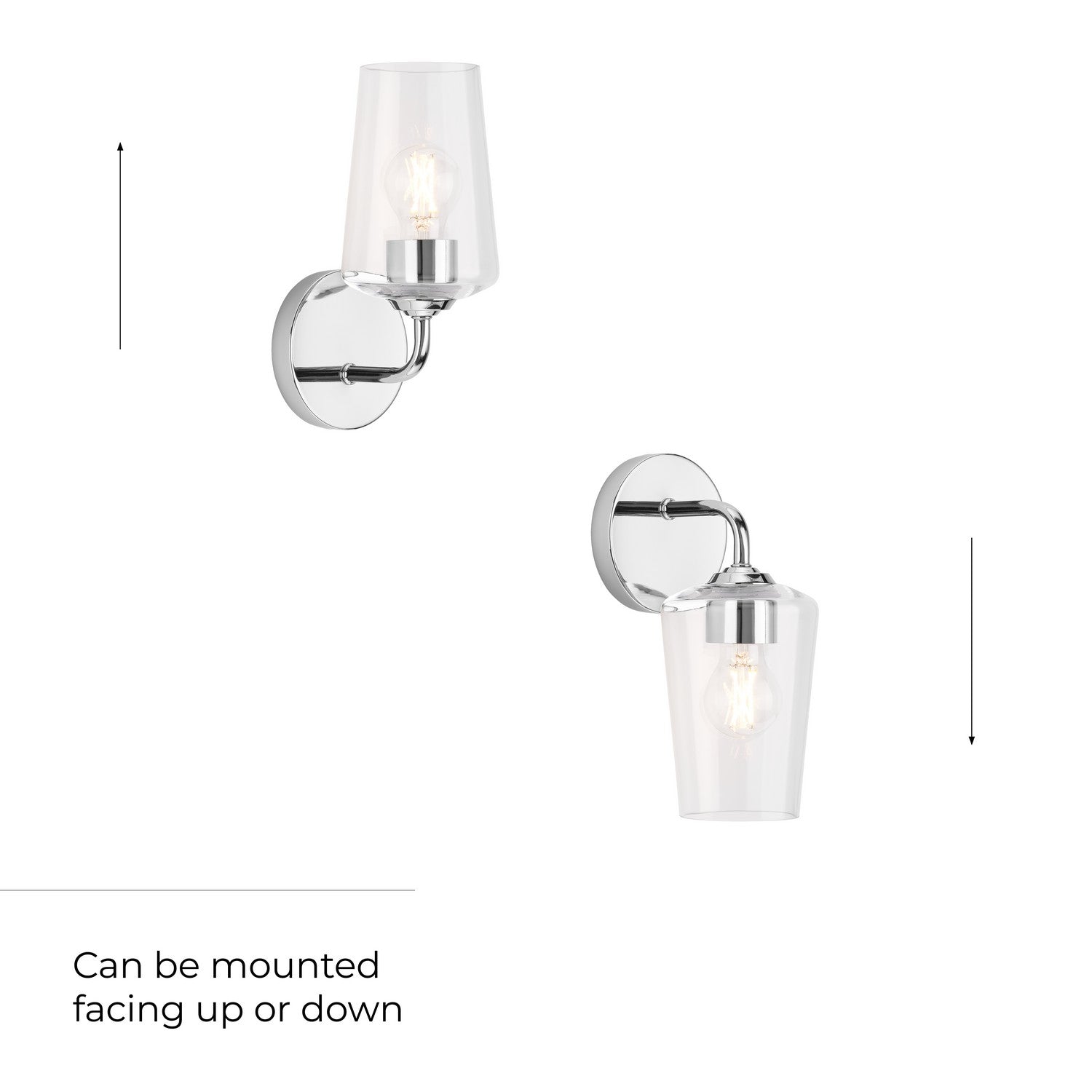 Progress Lighting - P710148-015 - One Light Wall Sconce - Celino - Polished Chrome