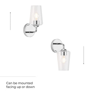 Progress Lighting - P710148-015 - One Light Wall Sconce - Celino - Polished Chrome