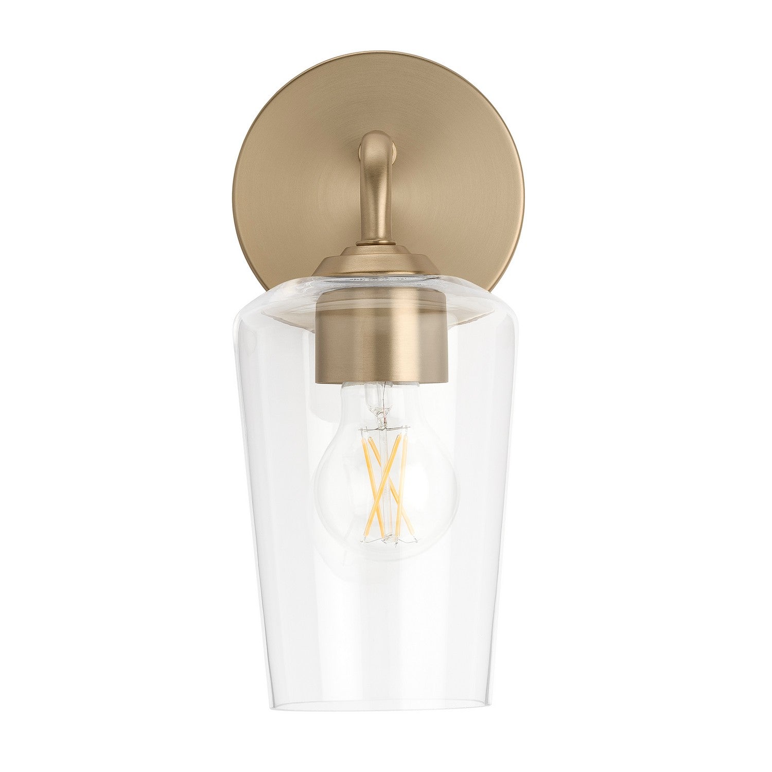 Progress Lighting - P710148-177 - One Light Wall Sconce - Celino - Champagne Bronze