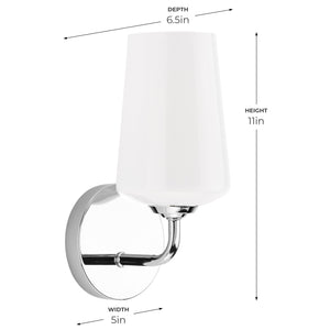 Progress Lighting - P710149-015 - One Light Wall Sconce - Celino - Polished Chrome