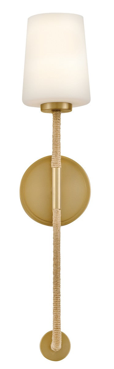 Lark - 83450LCB-NAT - LED Wall Sconce - Kline - Lacquered Brass