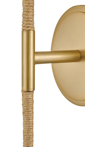 Lark - 83450LCB-NAT - LED Wall Sconce - Kline - Lacquered Brass
