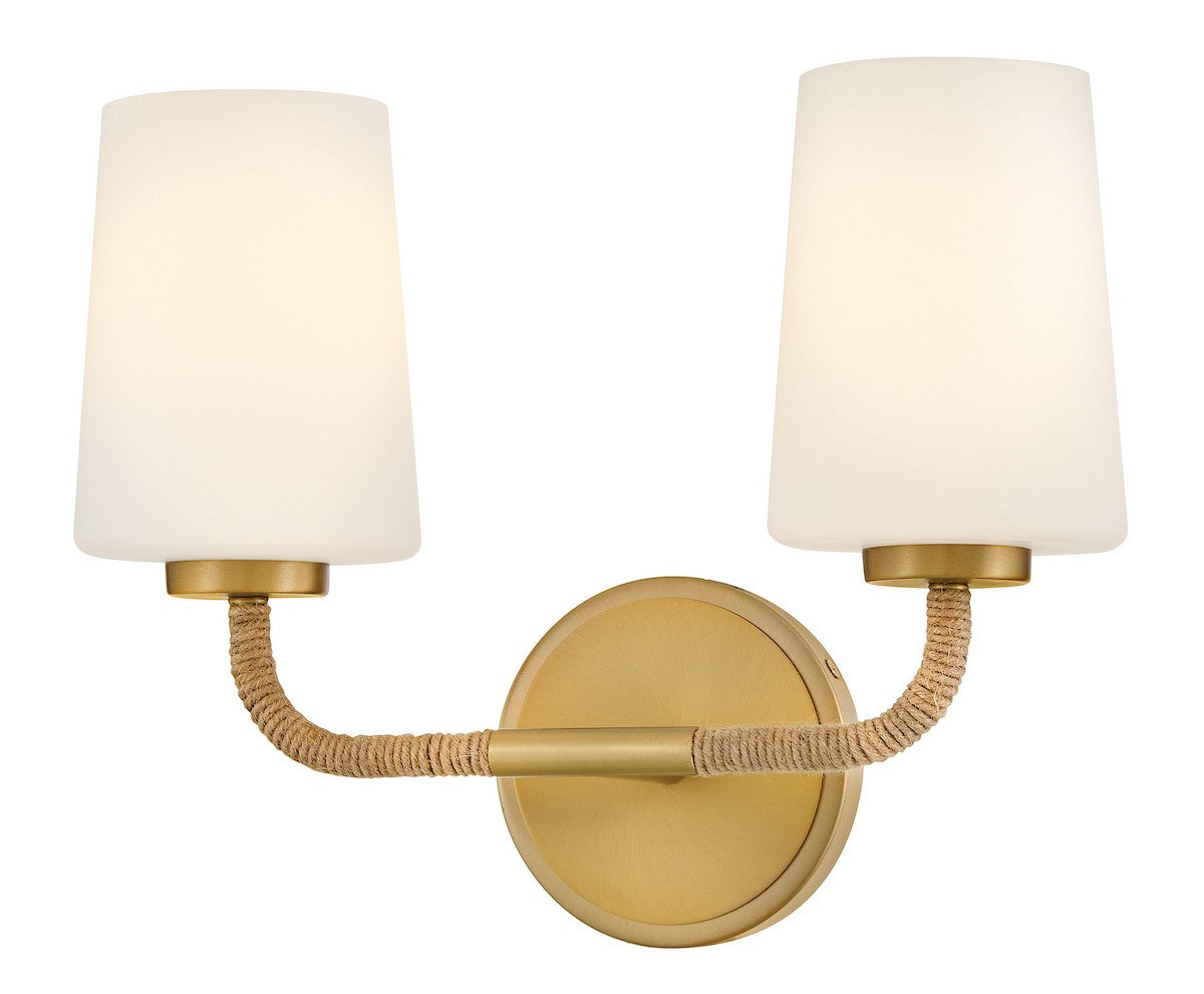 Lark - 853452LCB-NAT - LED Vanity - Kline - Lacquered Brass
