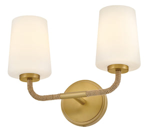 Lark - 853452LCB-NAT - LED Vanity - Kline - Lacquered Brass