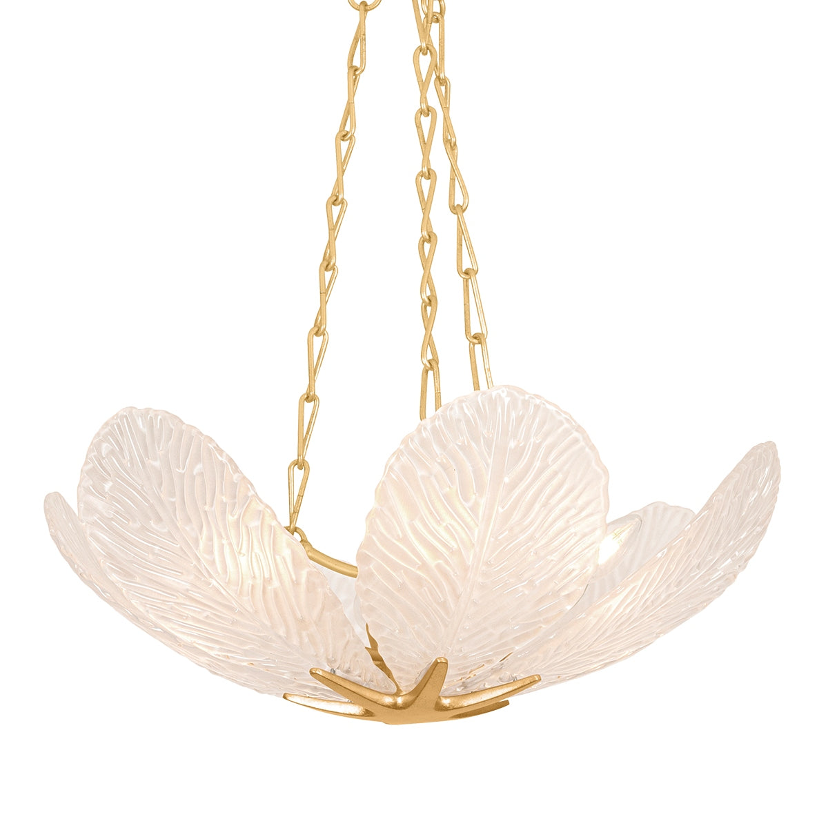 Corbett Lighting - 538-24-VGL - Six Light Chandelier - Galena - Vintage Gold Leaf