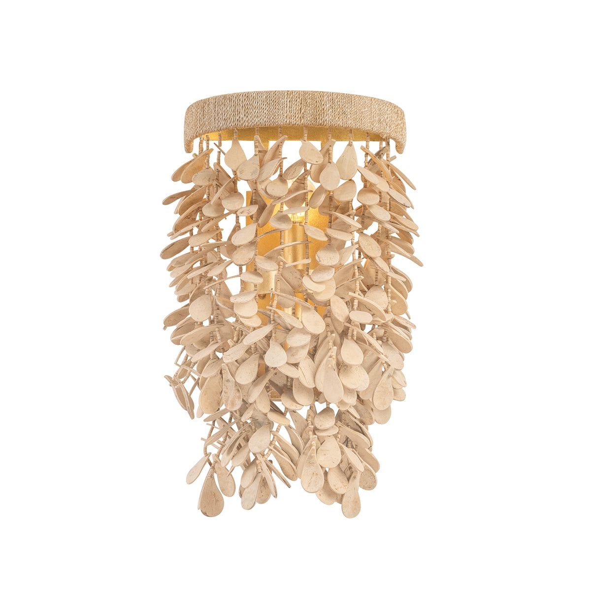Corbett Lighting - 552-02-VGL - Two Light Wall Sconce - Naxos - Vintage Gold Leaf