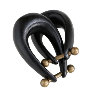 Arteriors - ASI21 - Sculpture - Maple - Blackened Iron
