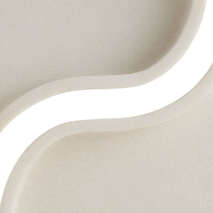 Arteriors - AYC03 - Tray - Lily - Ivory