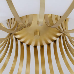 Arteriors - DFC17 - Ten Light Flush Mount - Chambers - Ivory