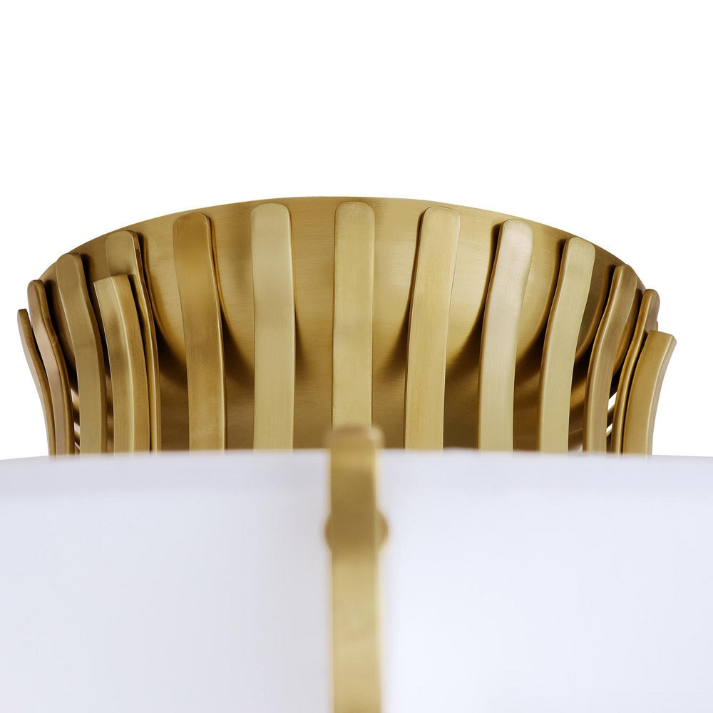 Arteriors - DFC17 - Ten Light Flush Mount - Chambers - Ivory
