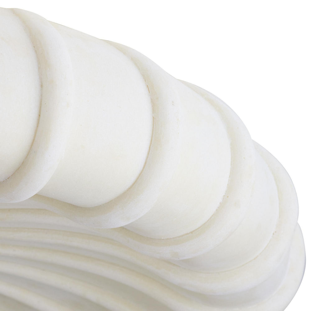 Arteriors - DFC19 - Three Light Flush Mount - Camella - Ivory