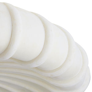 Arteriors - DFC19 - Three Light Flush Mount - Camella - Ivory