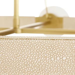 Arteriors - DLC42 - Eight Light Chandelier - Liberty - Matte Opal