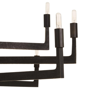 Arteriors - DLC44 - 12 Light Chandelier - Griff - English Bronze