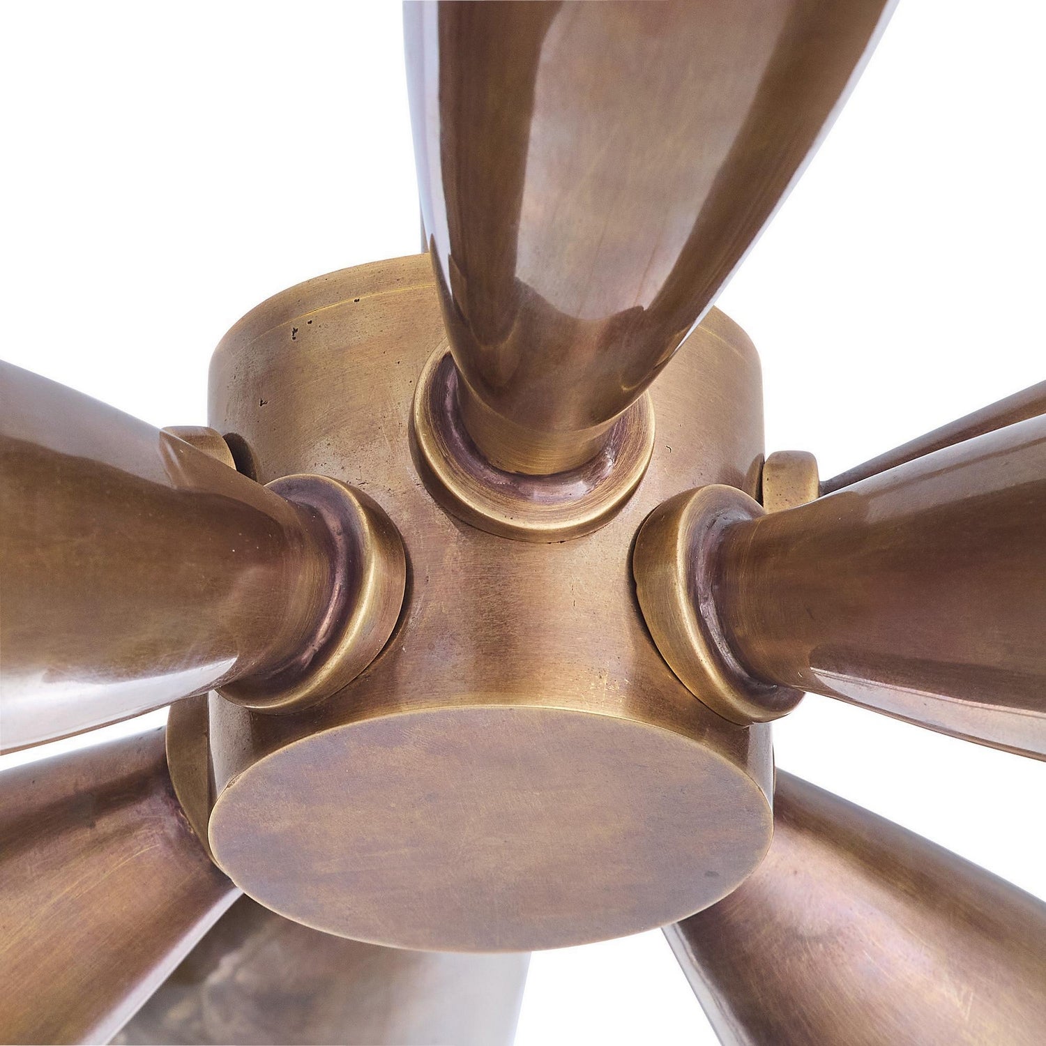 Arteriors - DLI13 - Eight Light Flush Mount - Morgan - Vintage Brass