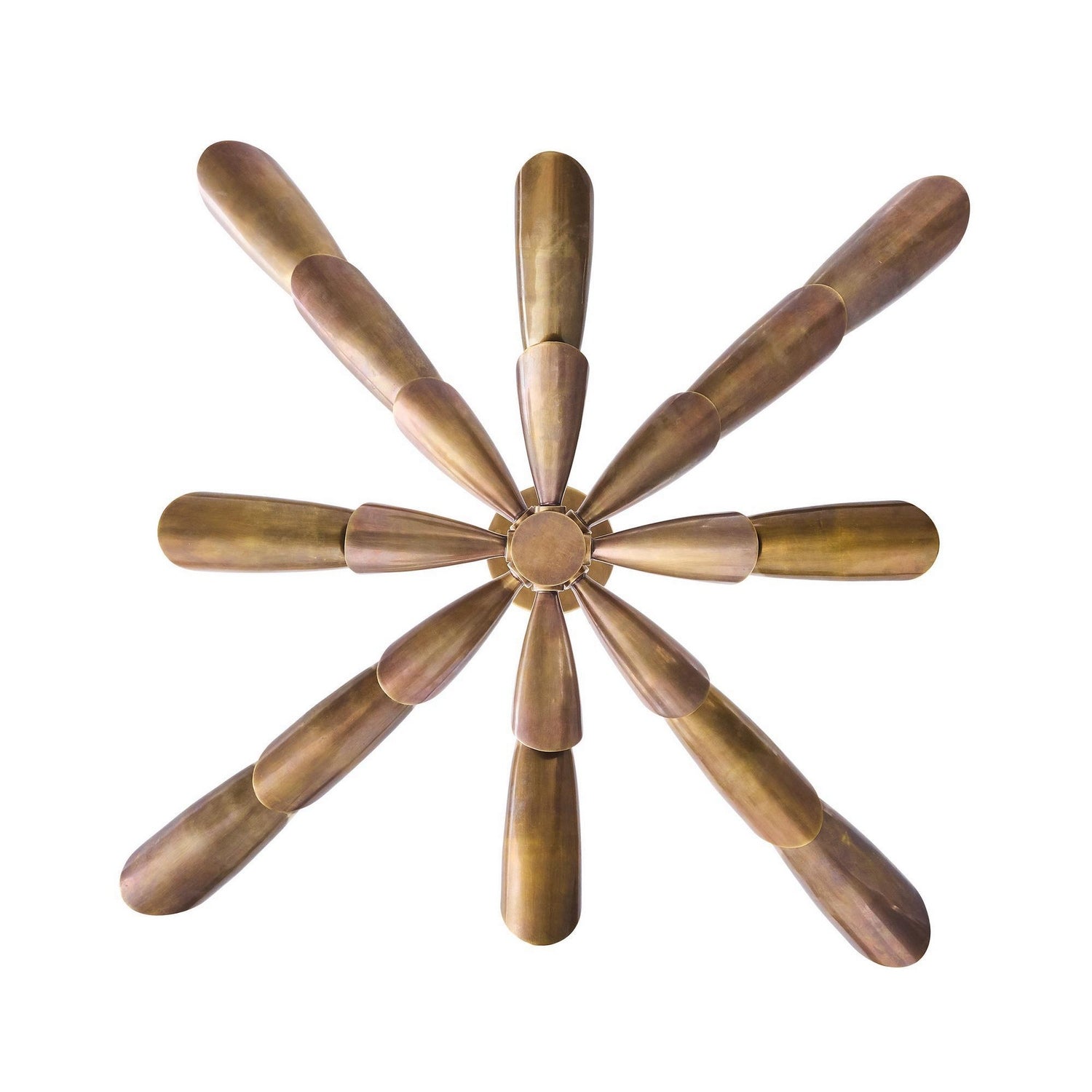 Arteriors - DLI13 - Eight Light Flush Mount - Morgan - Vintage Brass