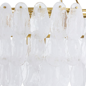 Arteriors - DMC36 - Seven Light Chandelier - Leon - White Glaze