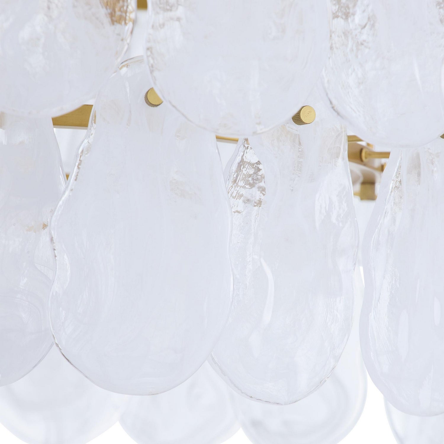 Arteriors - DMC36 - Seven Light Chandelier - Leon - White Glaze
