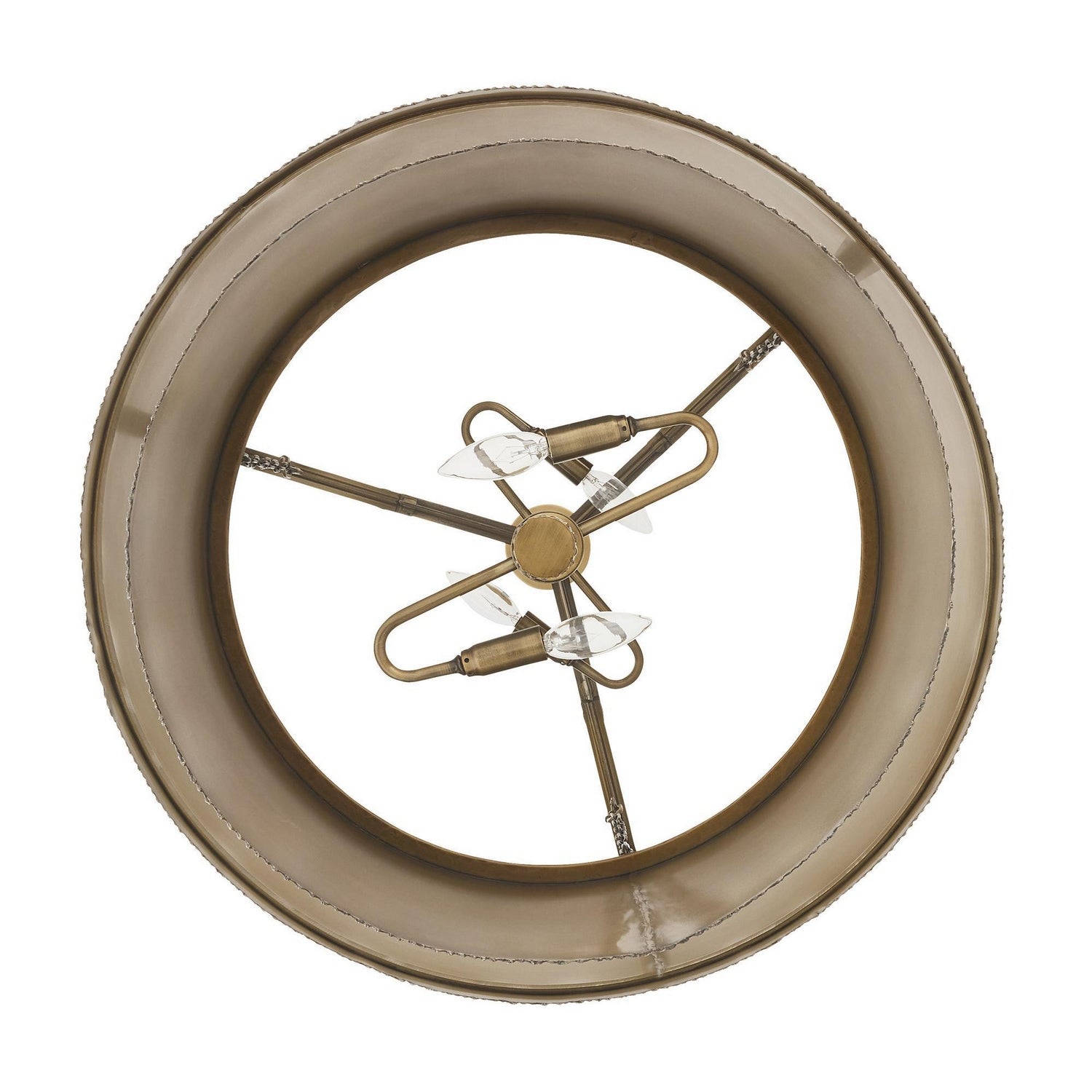 Arteriors - DMI26 - Four Light Chandelier - Leonardo - Antique Brass