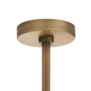 Arteriors - DMI26 - Four Light Chandelier - Leonardo - Antique Brass