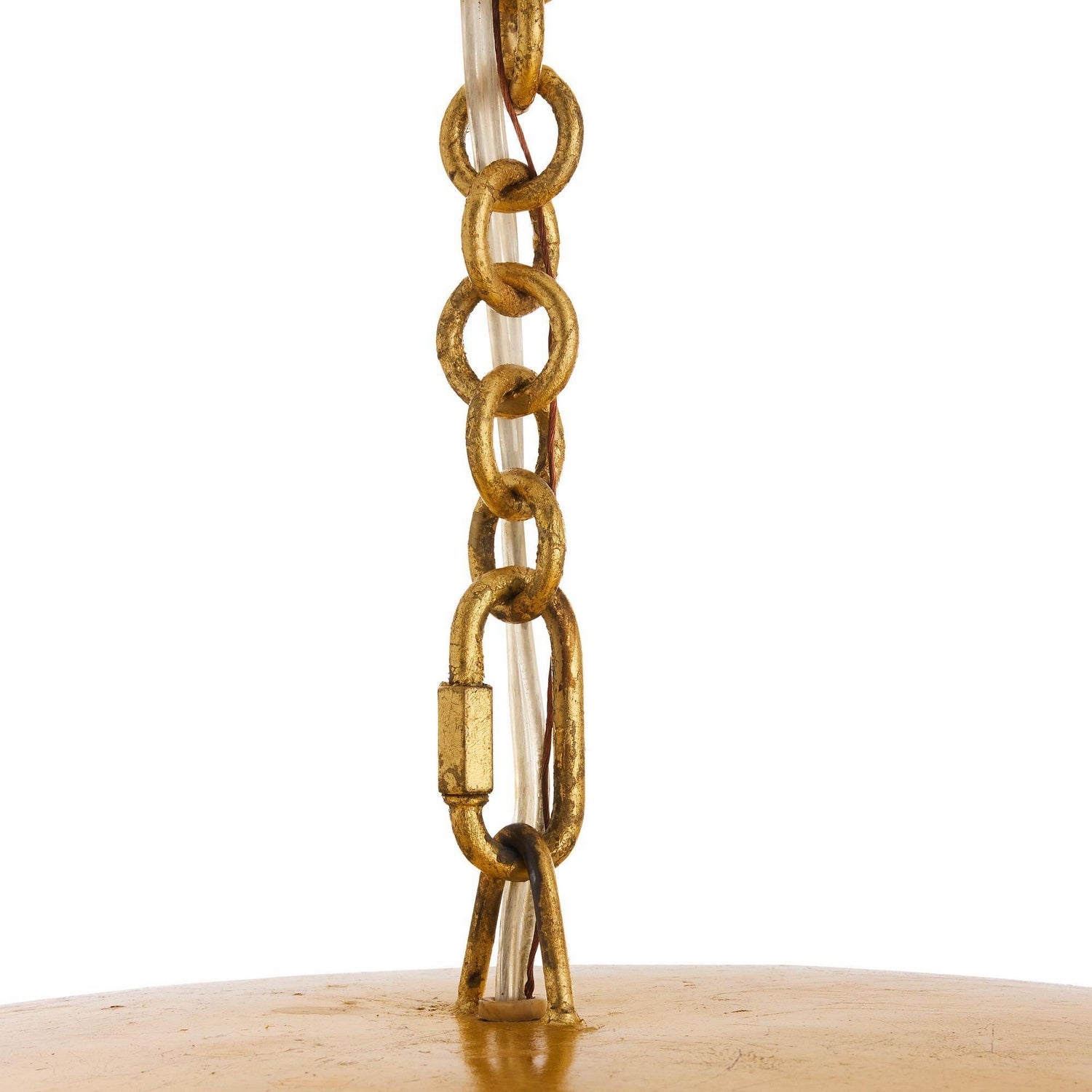 Arteriors - DMI27 - Three Light Chandelier - Florko - Gold Leaf