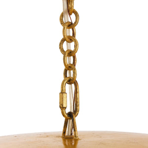 Arteriors - DMI27 - Three Light Chandelier - Florko - Gold Leaf